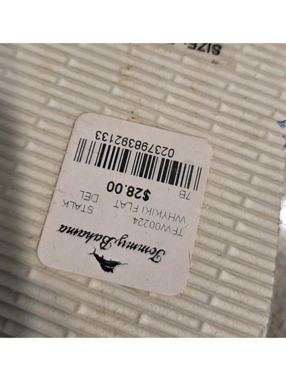 New! Tommy Bahama Womens Sz 7 Blue Flip Flops Silver Shell Waikiki Hawaii Mahalo